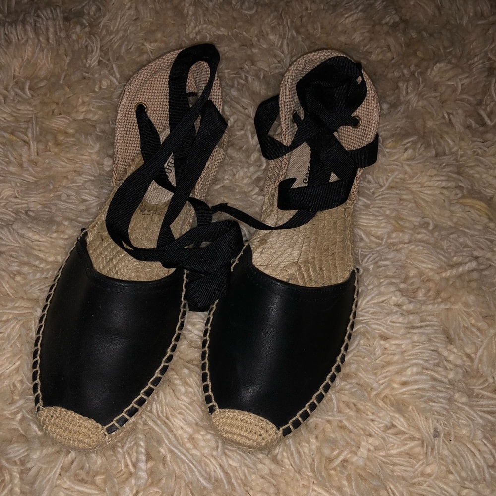 Black soludos espadrilles